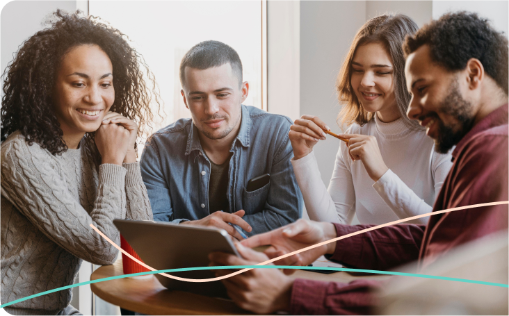 Attachment At Work colleagues sitting together