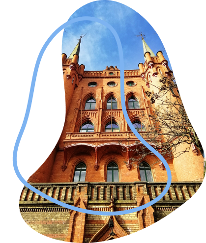 red brick university building