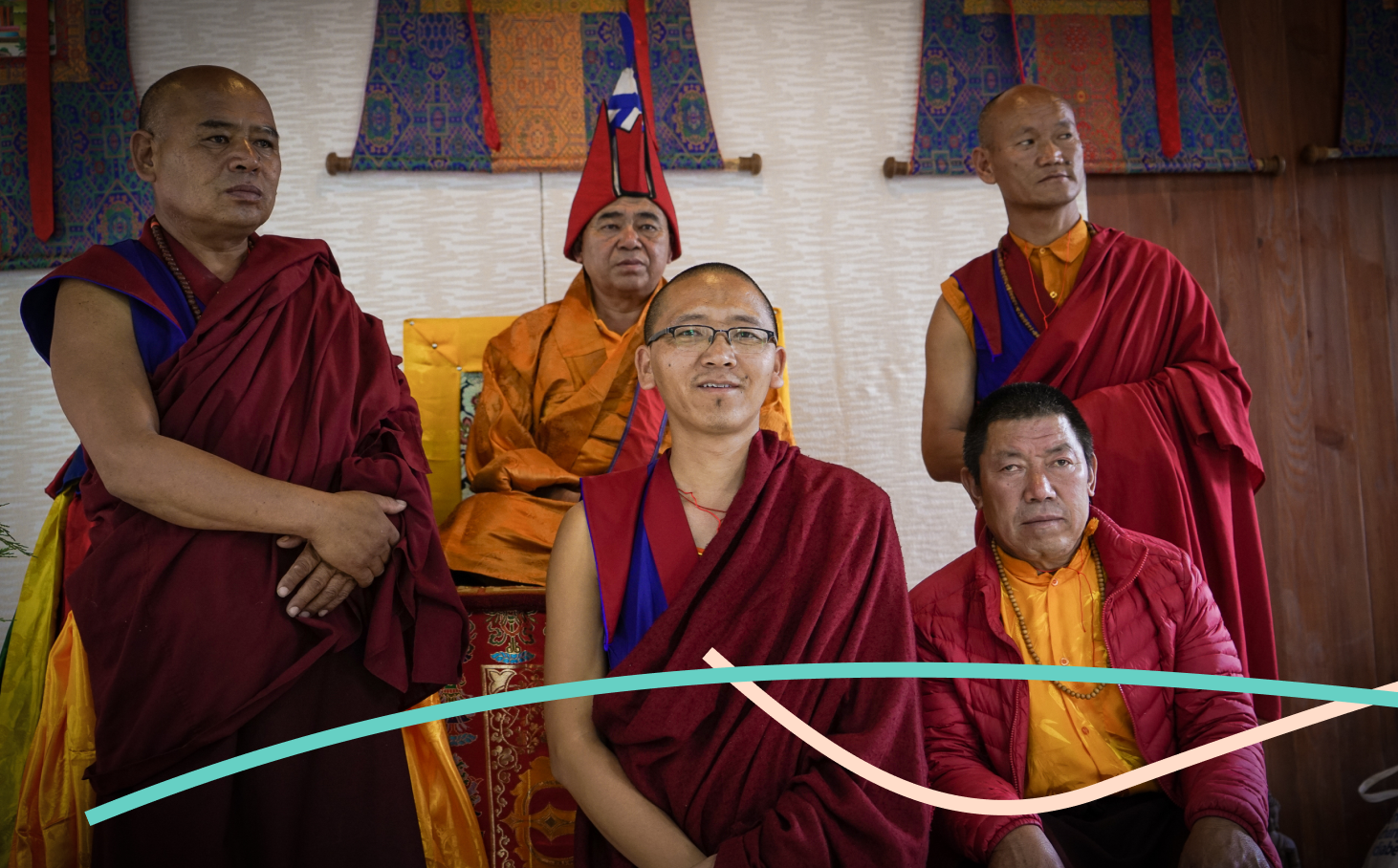 monks sat from trip of a lifetime